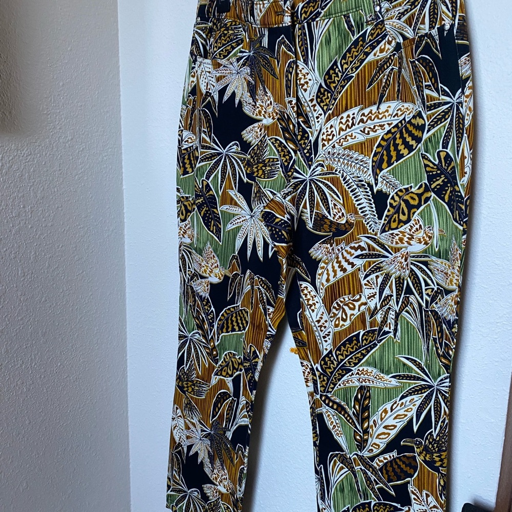 Per Se Boot Cut Patterned Denim - image 2